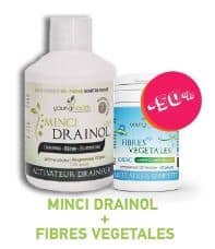 young health pack minci drainol 450ml+ fibre végétales 60 gelules — vue 2