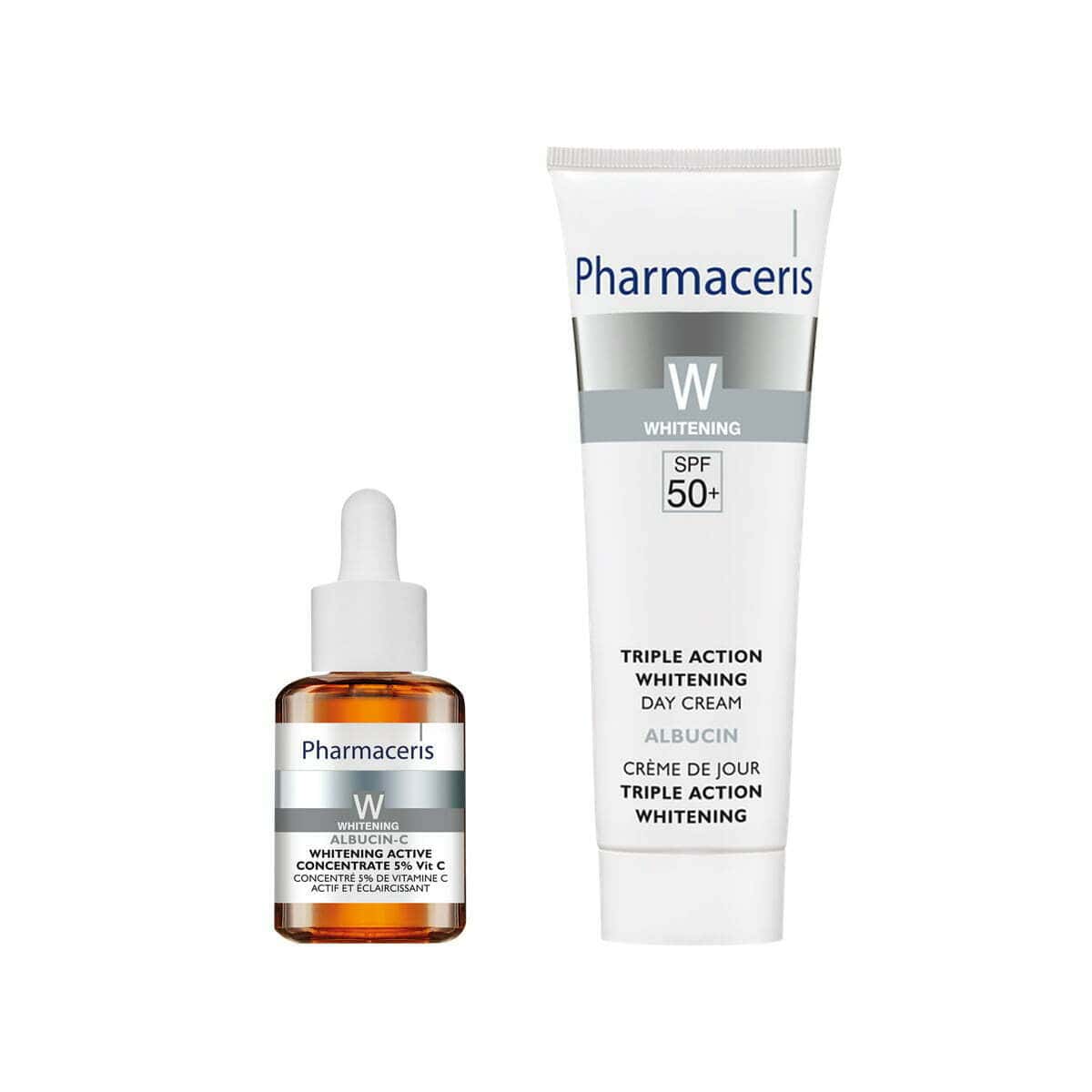 pharmaceris coffret albucin-c + creme de jour gratuit