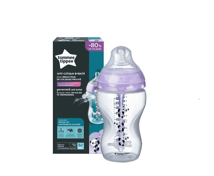 tommee tippee biberon ctn Anti-Colique Avancé 340ml rose — vue 2