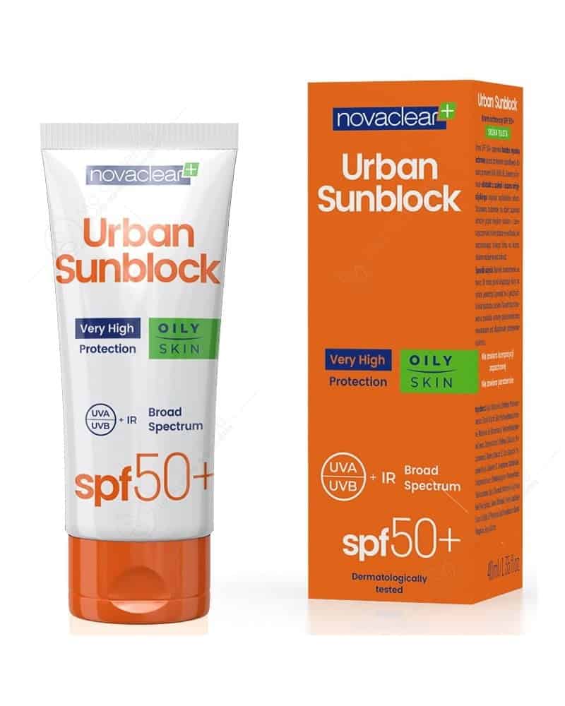 Novaclear urban sunblock oily skin spf50+ 40 ml — vue 2