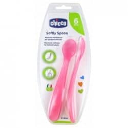 CHICCO CUILLERE SILICONE, 8m+ GIRL — vue 2