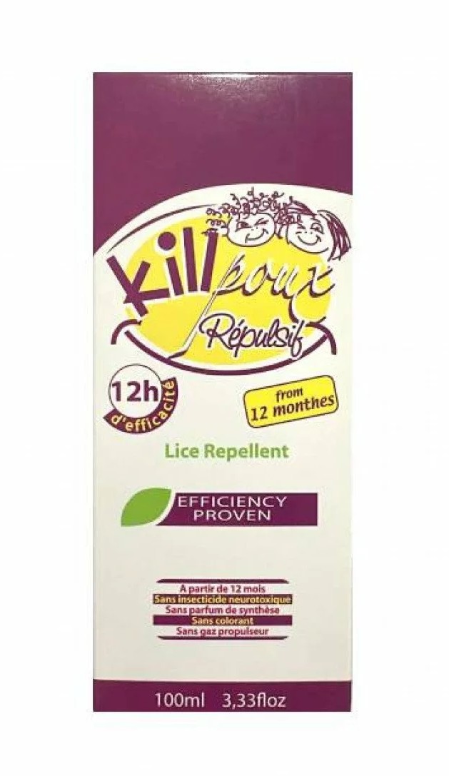 KILLPOUX Spray Répulsif Anti-Poux 100ml