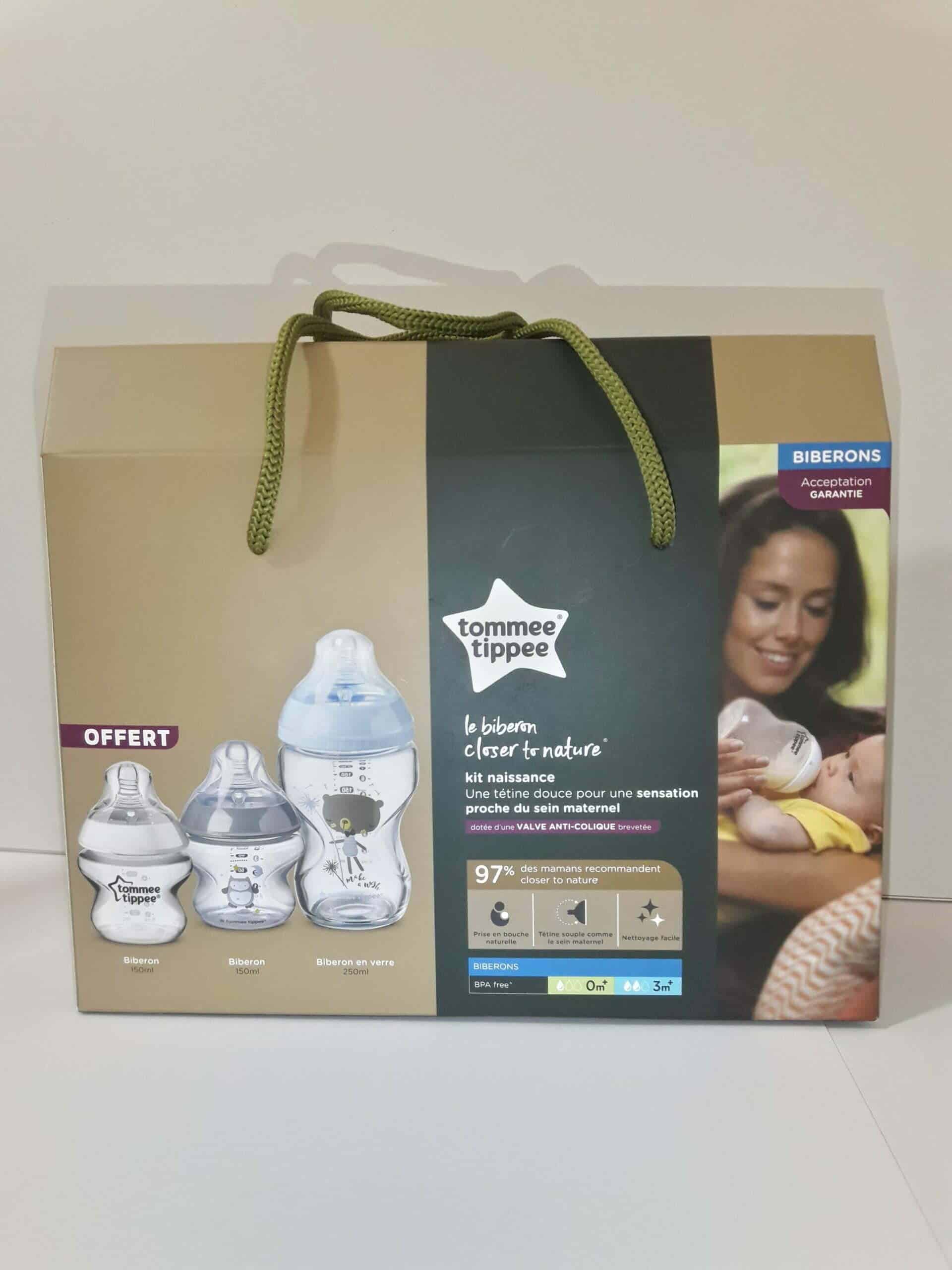 TOMMEE TIPPEE PACK CTN BIBERON 340ML+ BIBERON VERRE 250ML LAPIN ROSE+ »BIBERON 150 ML OFFERT » — vue 2