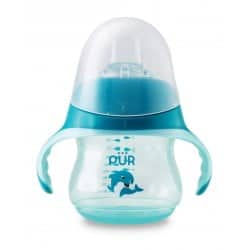 Baby Pur biberon dauphin 230 ml bleu