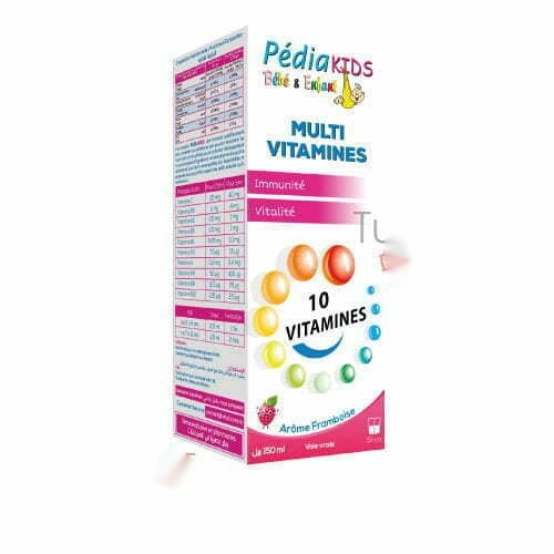 Pediakids Multivitaminés Framboise 150 ml