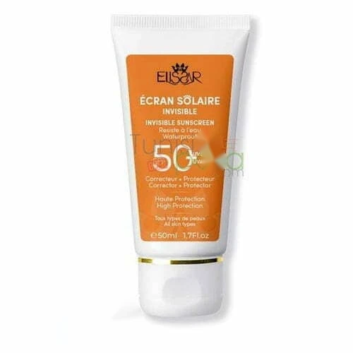 Elissar : Crème solaire invisible SPF50+ 50ml