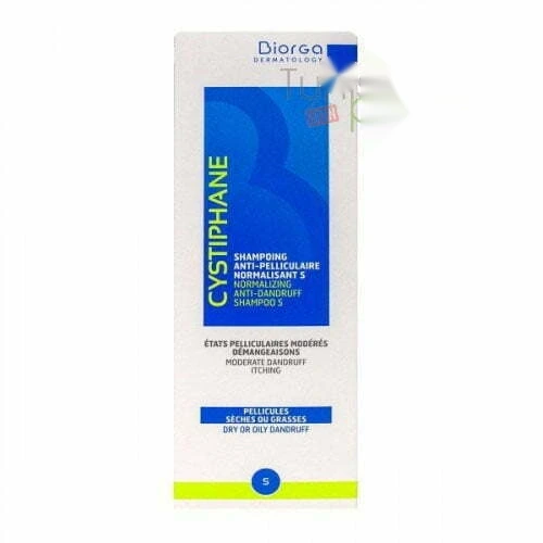 BIORGA CYSTIPHANE Shampoing Anti⁃pelliculaire S , 200ml