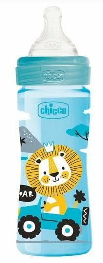 Chicco biberon well-being en polypropylène boy tetine en silicone 250 ml — vue 3