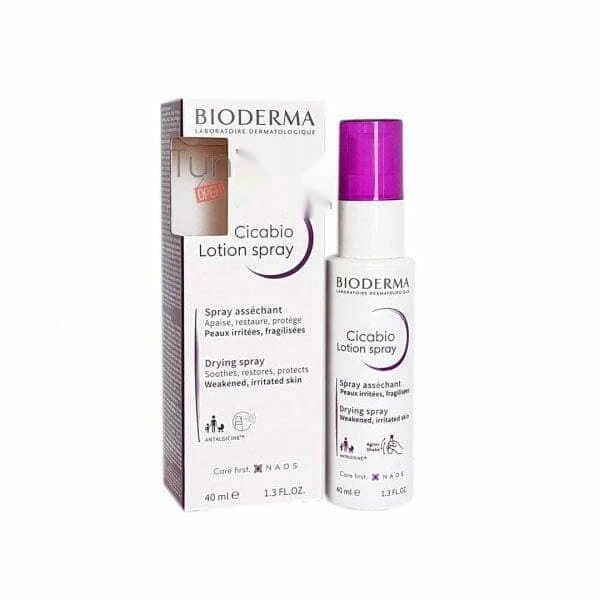 Bioderma cicabio lotion spray assechante peaux irritees 40 ml