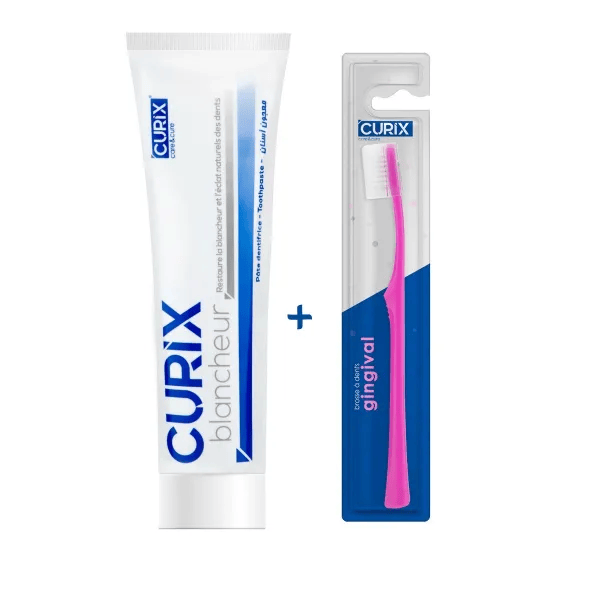 CURIX Dentifrice ORTHO 75ml + brosse à dents offert