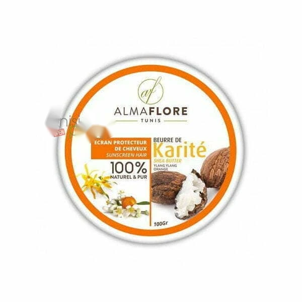 ALMAFLORE Beurre de Karité ylang ylang Orange 100gr