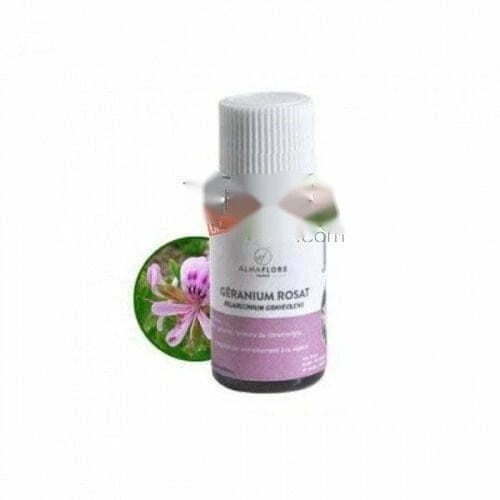 ALMAFLORE Huile Essentielle de géranium rosat, 10ML