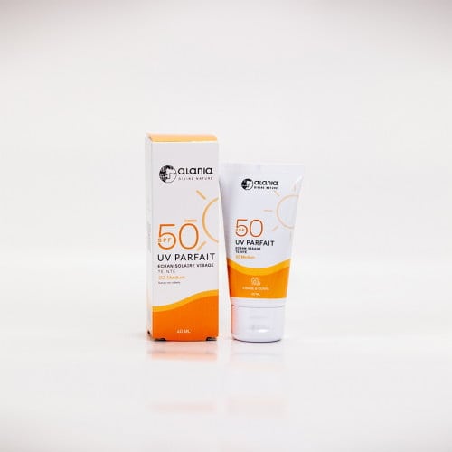 Alania uv parfait ecran solaire visage teinte 02 medium 40ml