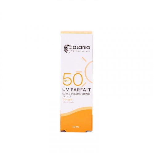 Alania uv parfait ecran solaire visage teinte 01 light 40ml