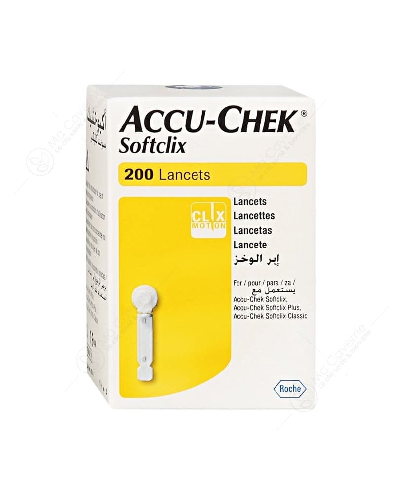 ACCU-CHEK® Softclix Lancettes 200 lancettes