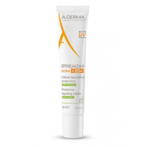 A-derma epitheliale a.h ultra spf50+ crème réparatrice protectrice