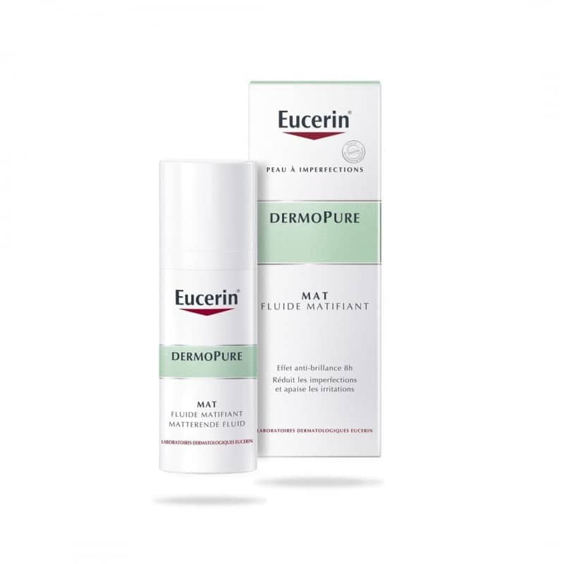 Eucerin dermopure mat fluide matifiant peaux a imperfections 50ml