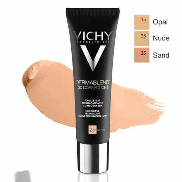 VICHY DERMABLEND 3D FOND DE TEINT PEAUX ACNEIQUES Nude 30ML