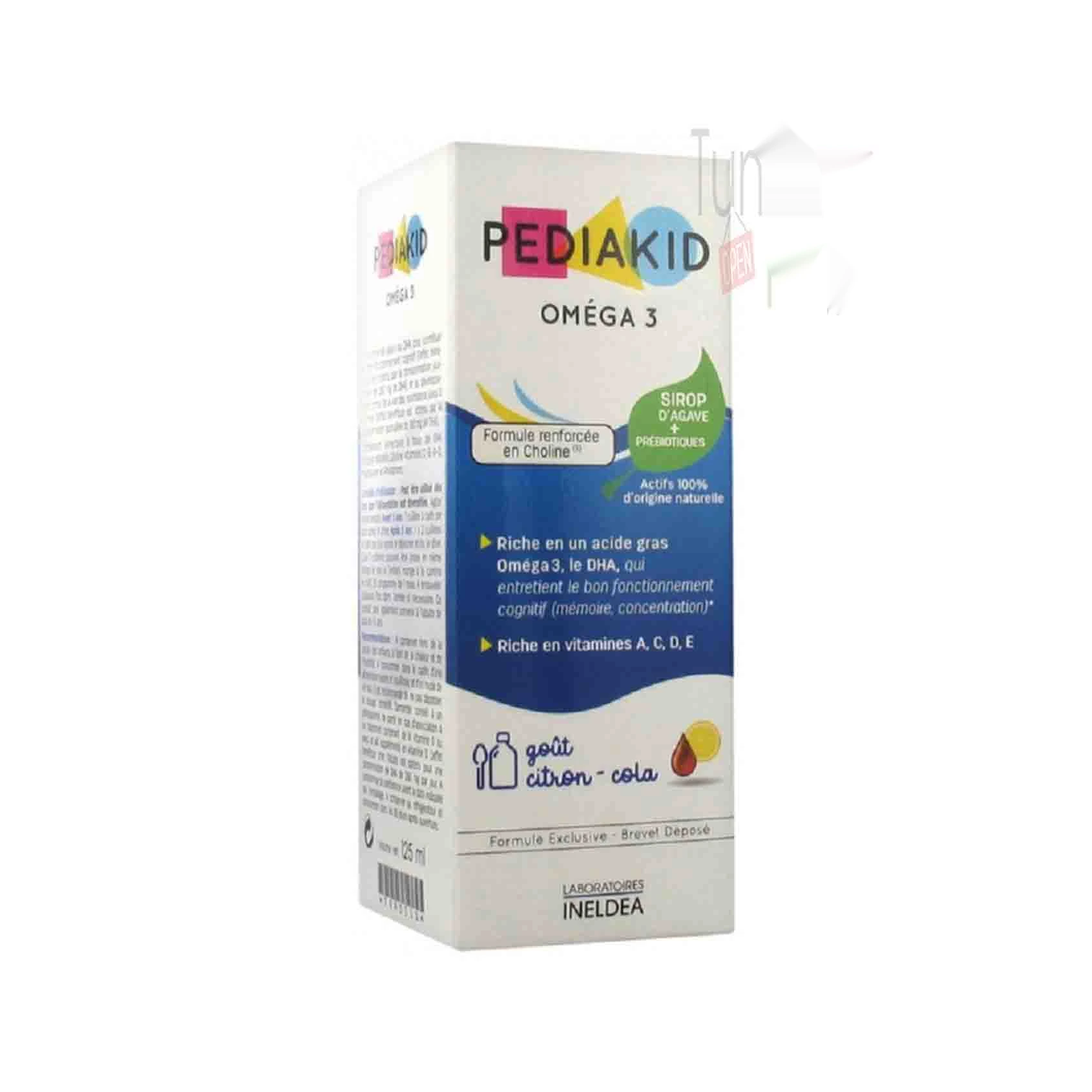 Pediakid oméga 3 sirop 125 ml