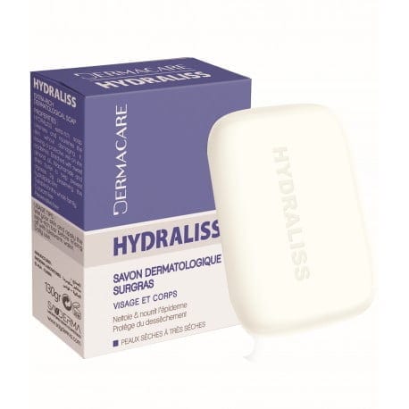 Dermacare hydraliss savon dermatologique surgras 130 gr
